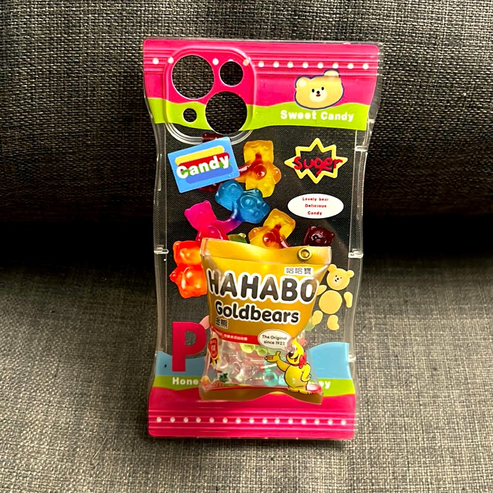 Gummy bear bag phone case